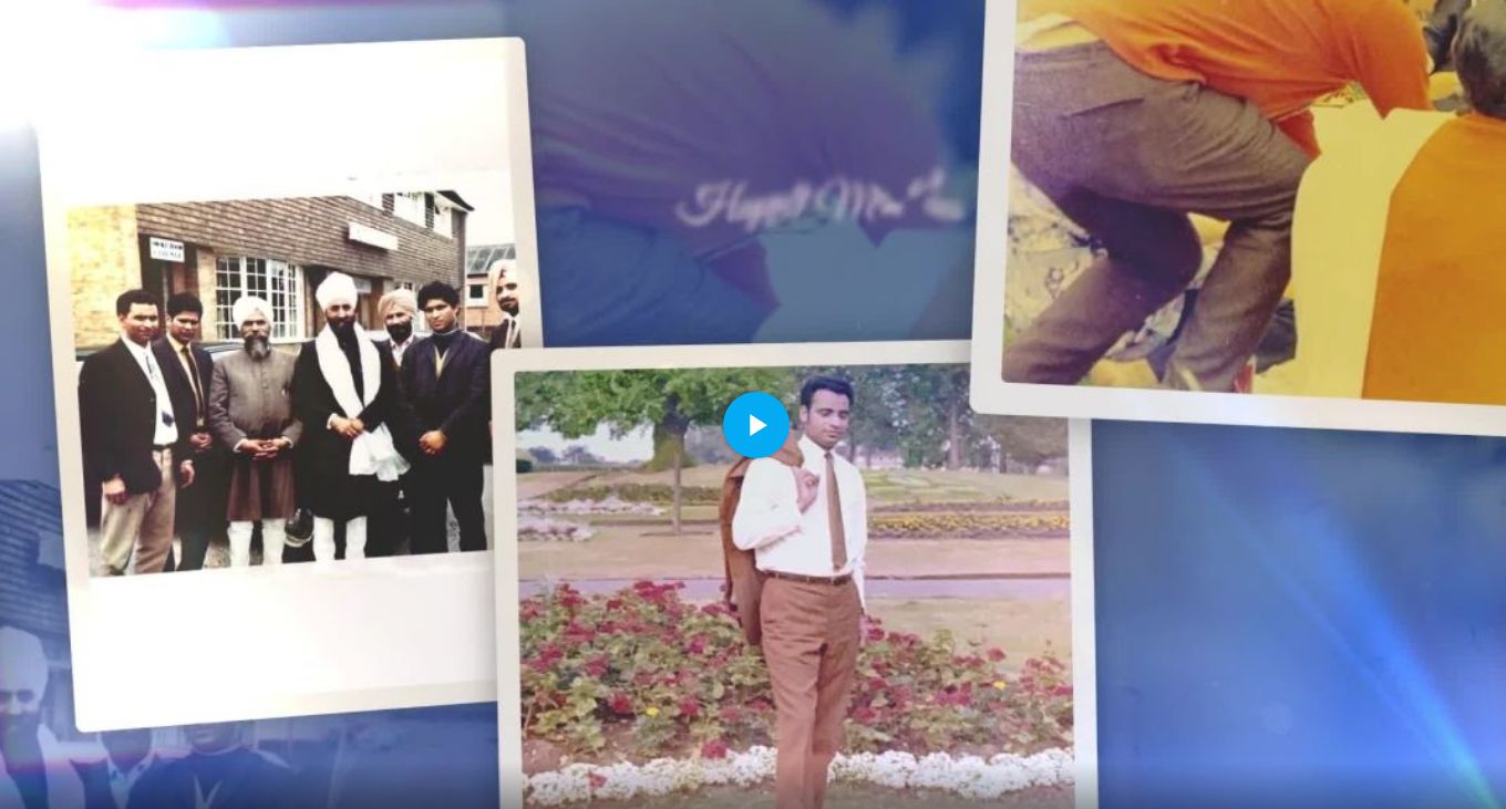 A tribute video dedicated to the life of Joginder Singh Walia